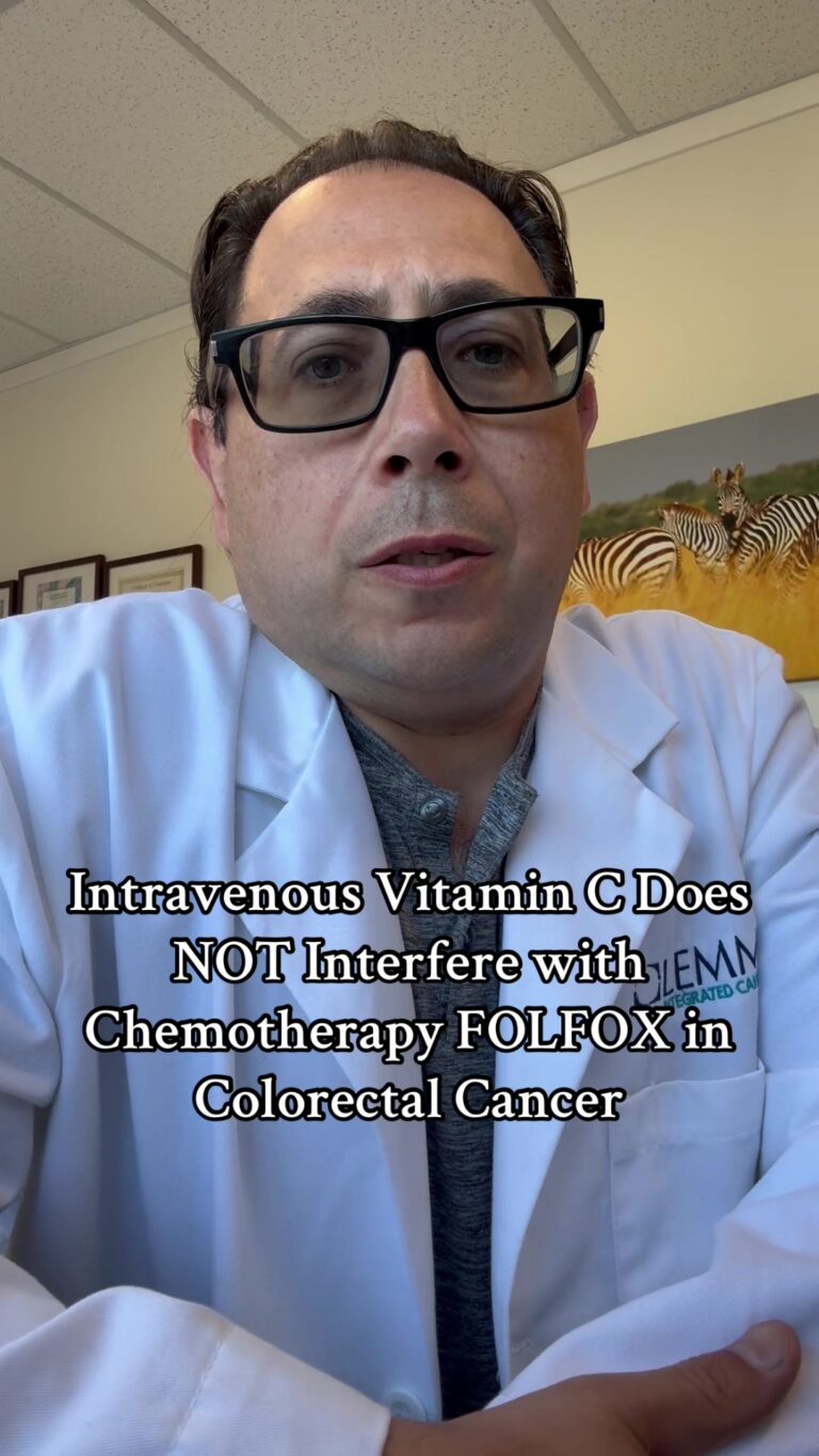 video cover: intravenous vitamin c with folfox research
