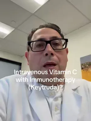 Intravenous vitamin C and immunotherapy research video cover: intravenous vitamin c and immunotherapy research
