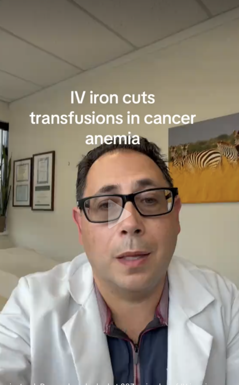 IV iron cuts transfusions in cancer anemia screen shot 2026 10 04 at 12.43.00 pm